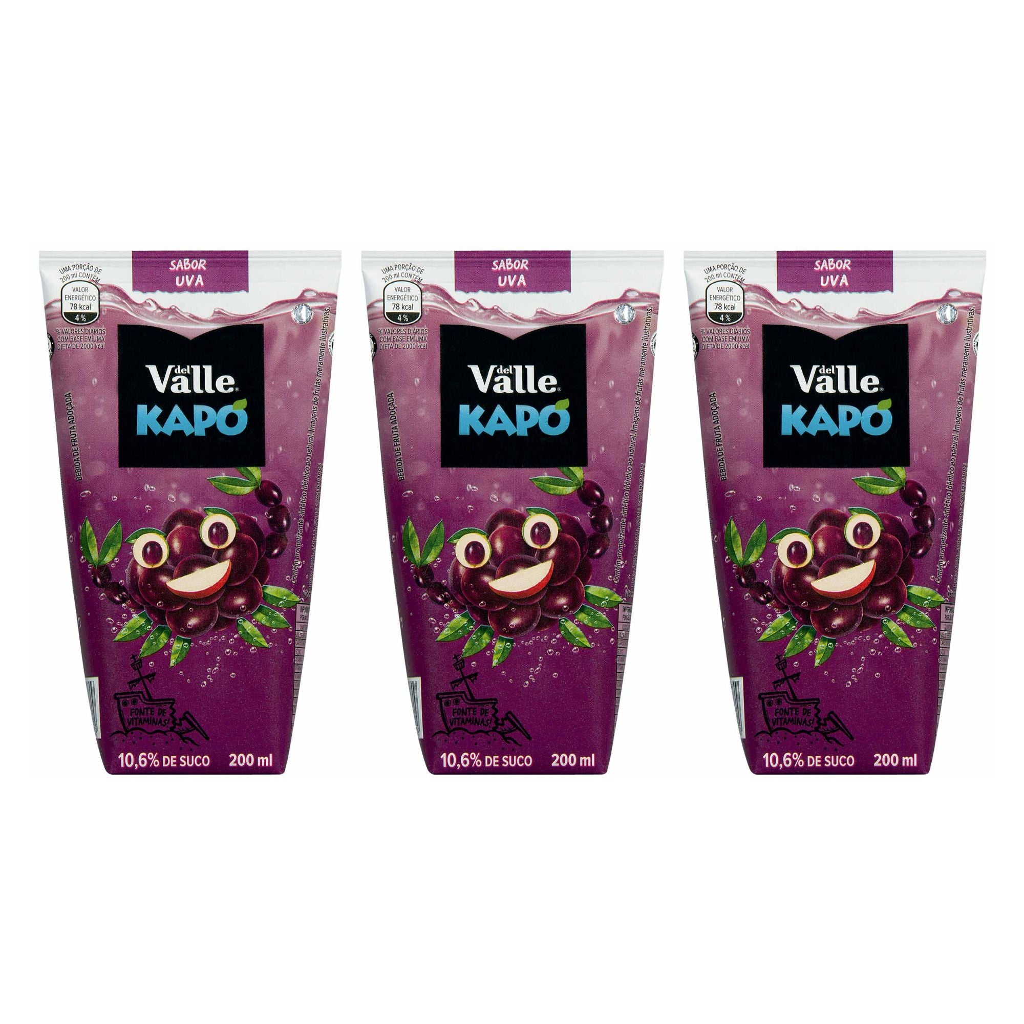 Suco Del Valle Kapo (3x200ml)