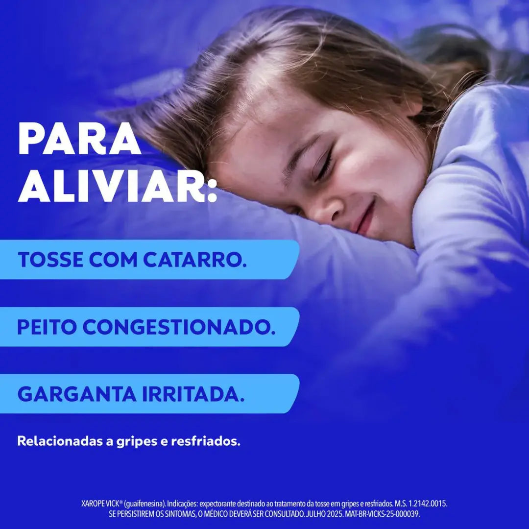 Xarope Vick Pediátrico Expectorante (120ml)