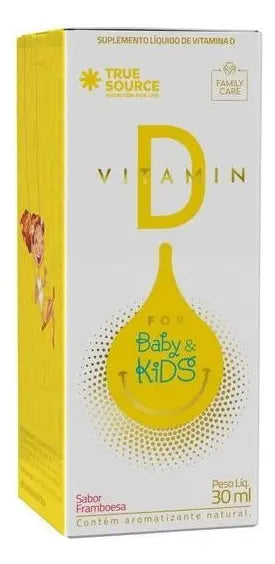 Vitamina D Baby & Kids 30ml Em Gotas Infantil True Source
