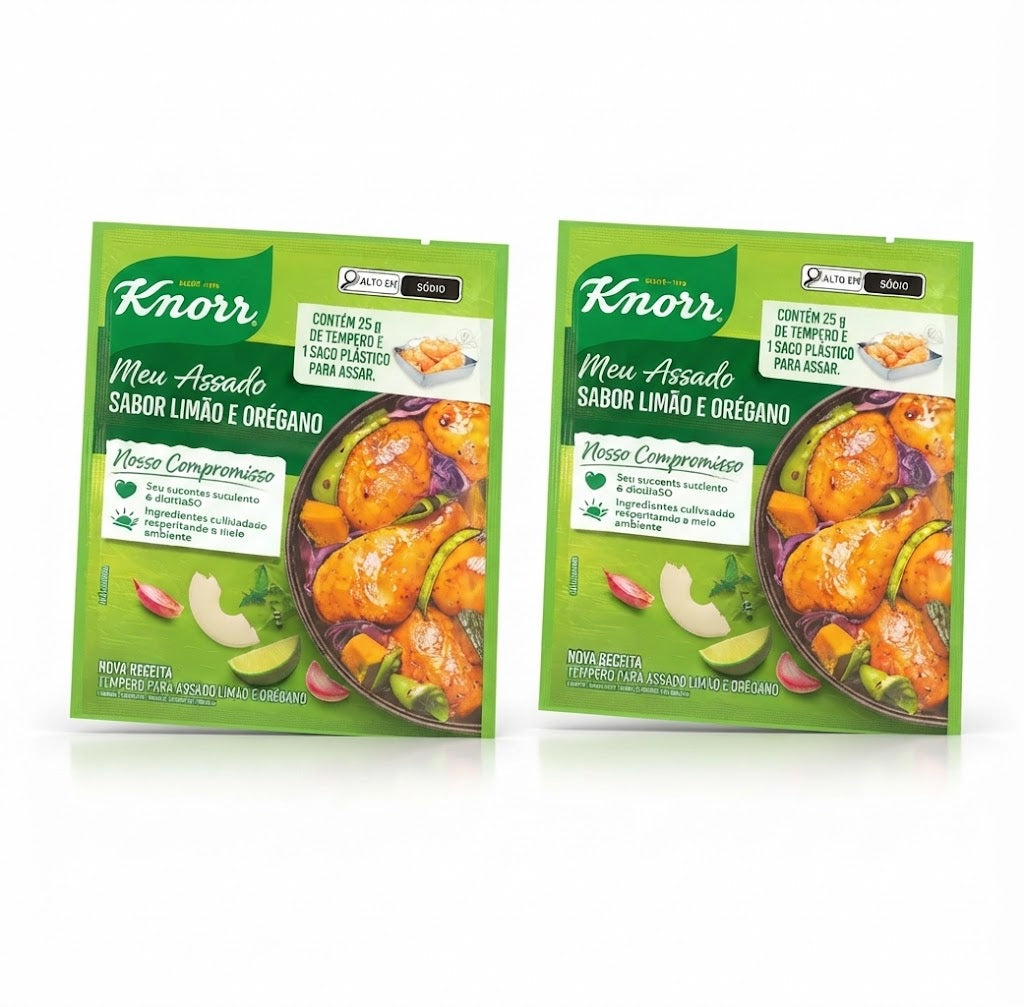 Knorr Tempero Meu Assado: Limão/Orégano (2x25g)