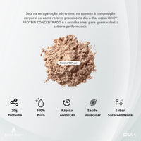 Whey Protein Dux concentrado Doce Leite Pote 450g