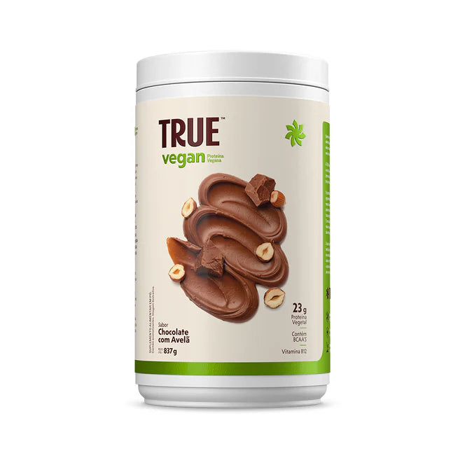 True Vegan Chocolate com Avelã 837g e 418g