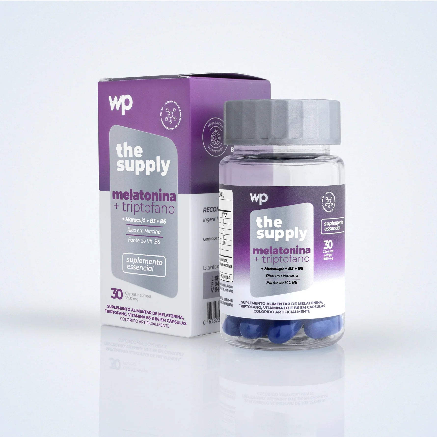 Wpink The Supply Melatonina e Triptofano 30 cápsulas 92g