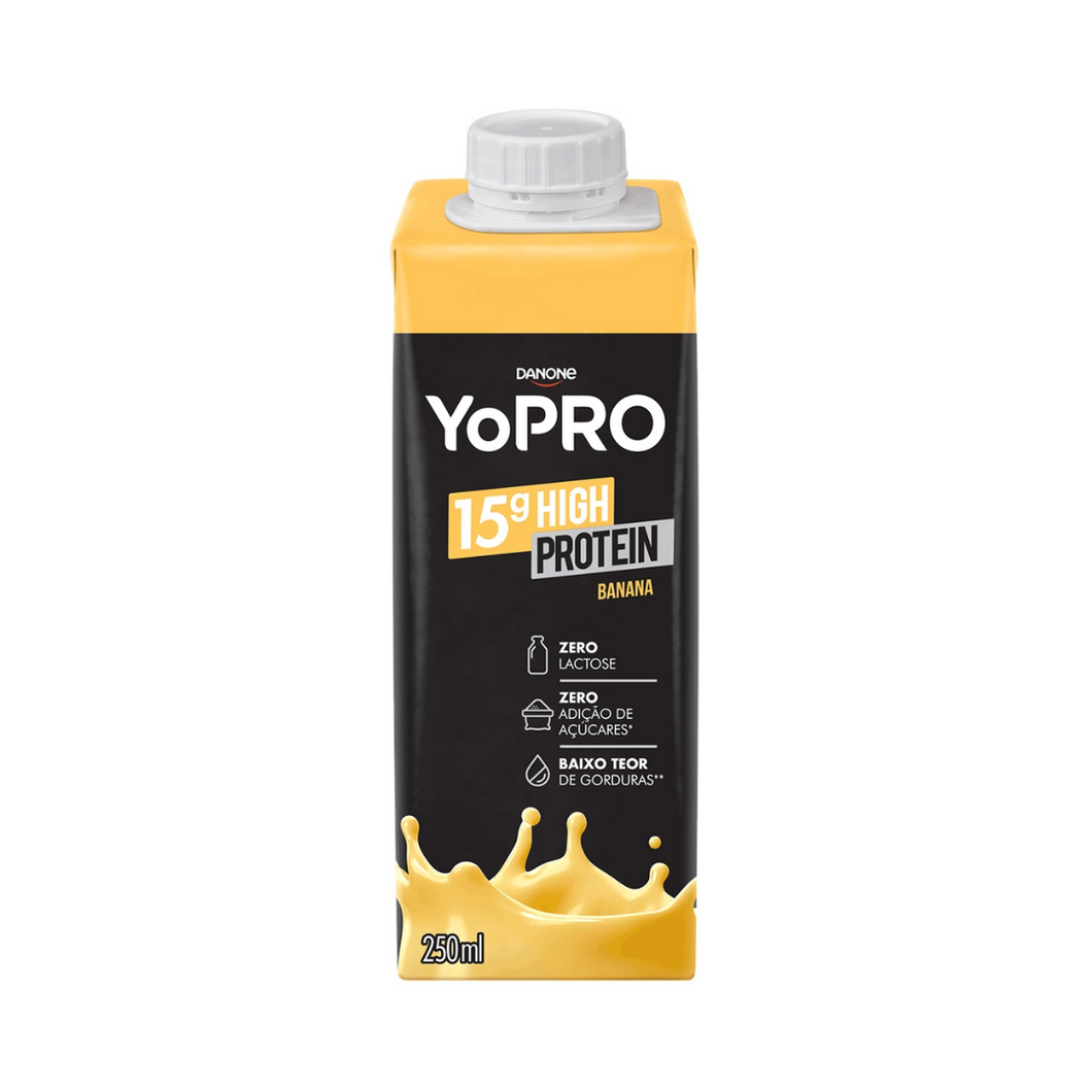 Yopro Bebida Láctea Uht Banana Danone 250 Ml