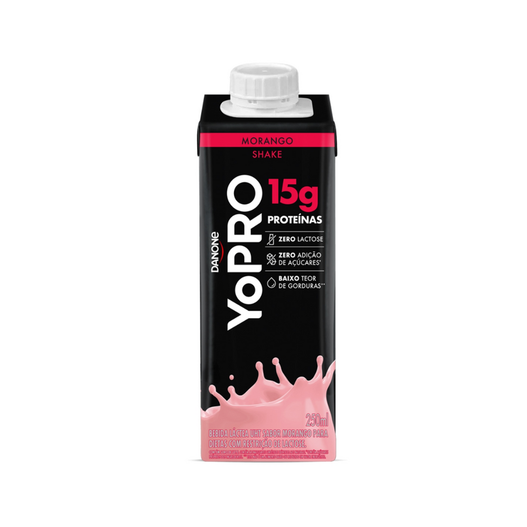 Yopro Bebida Láctea Uht Morango Danone 250 Ml