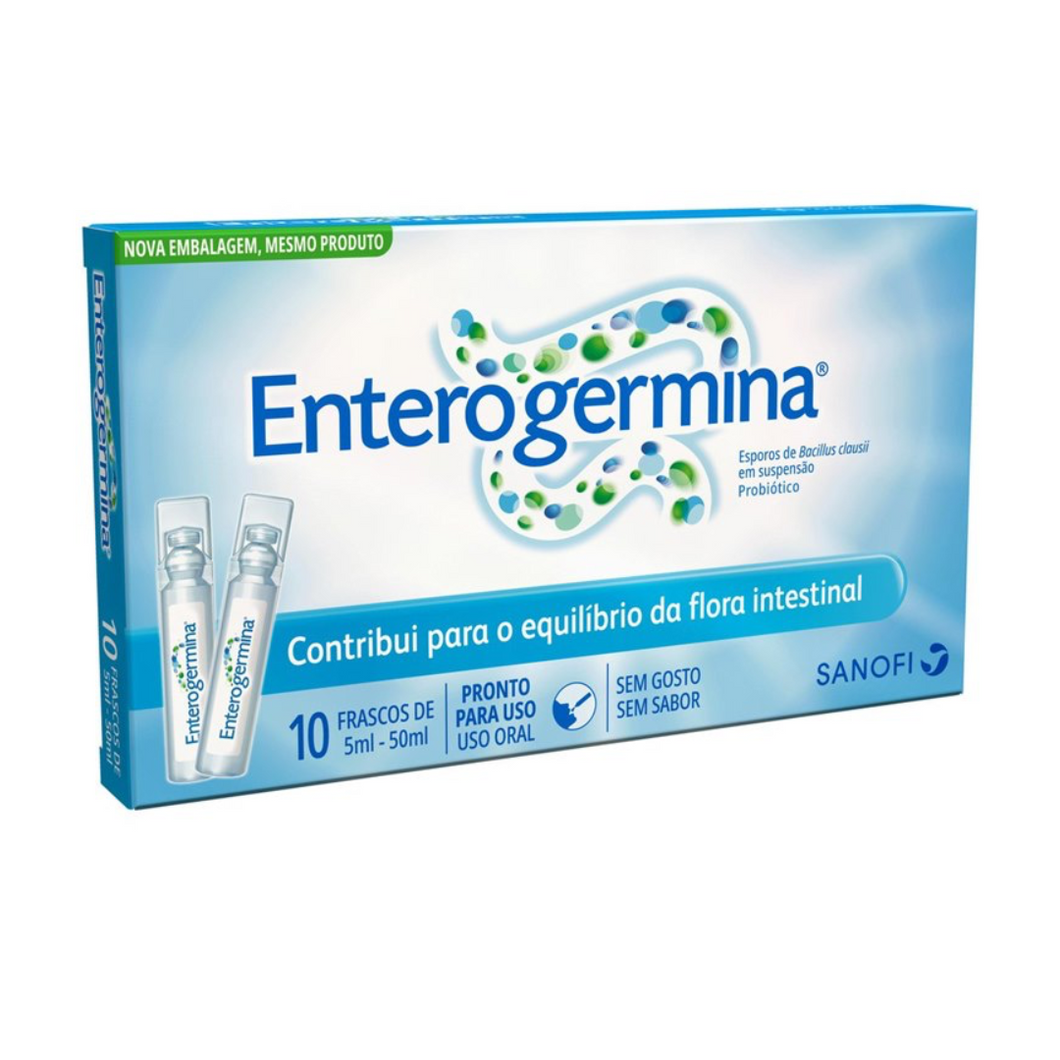 Probiótico Enterogermina 10 Frascos De 5ml