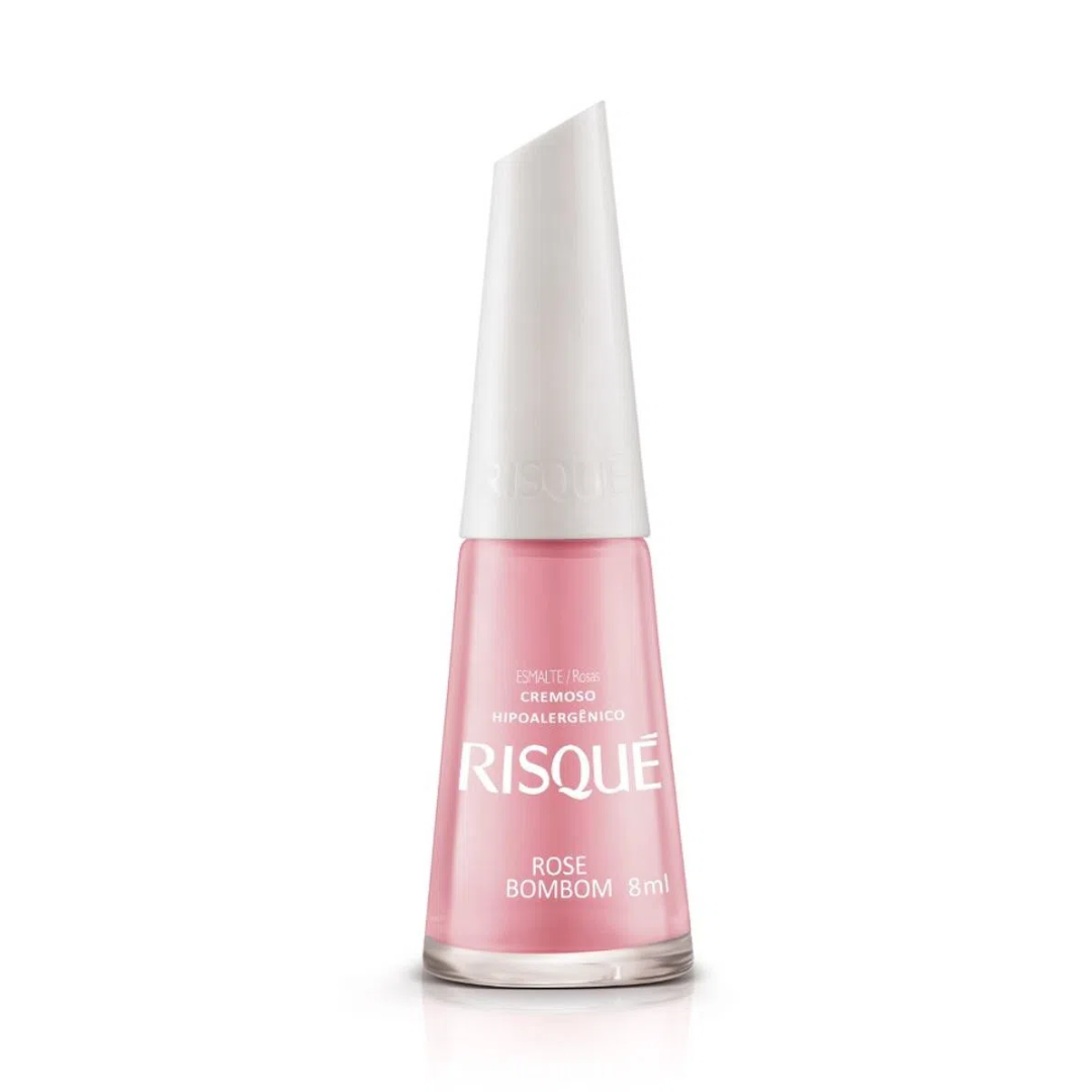 Risqué Esmalte Cremoso: Rose Bombom (8ml)