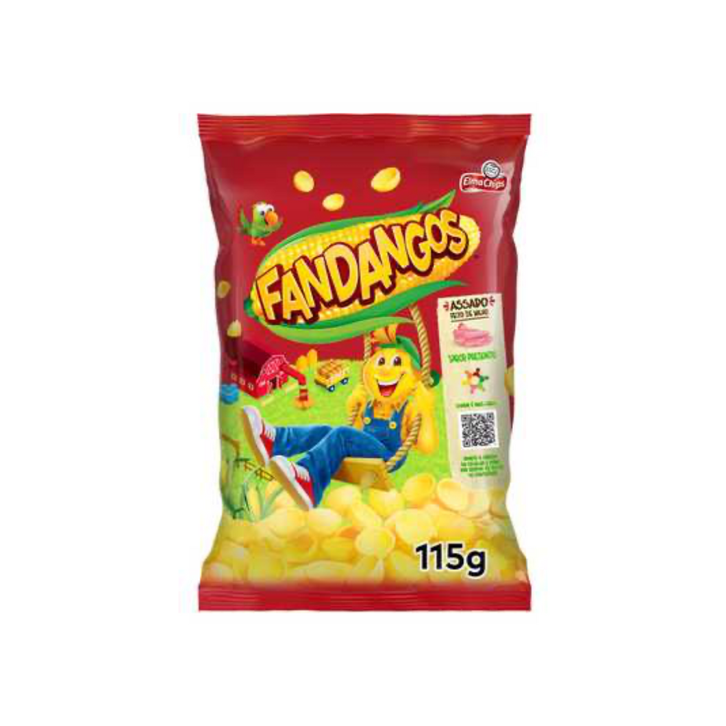Salgadinho Fandangos Presunto Elma Chips 115 Gr.