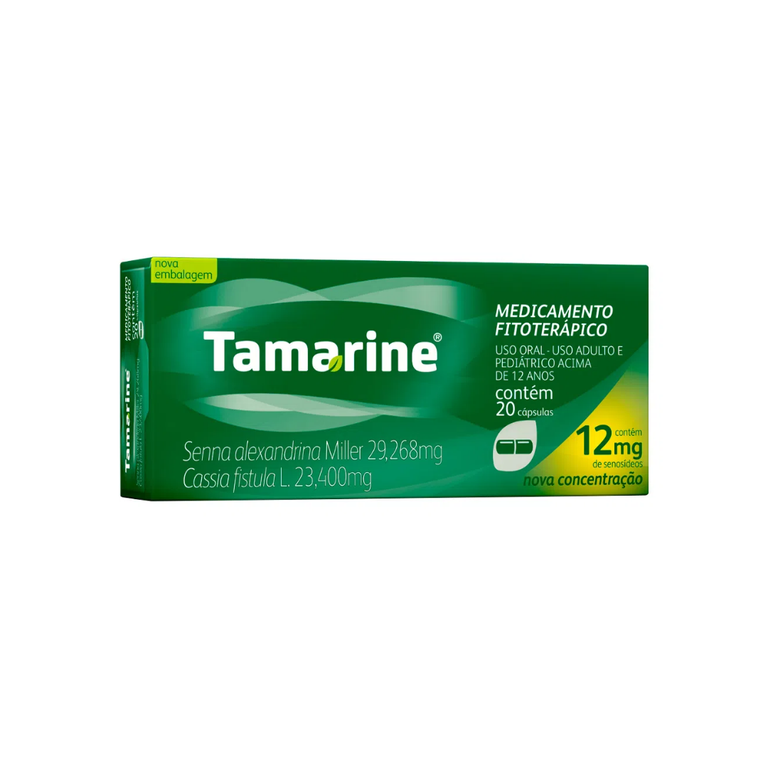 Tamarine 20 cápsulas (12mg)