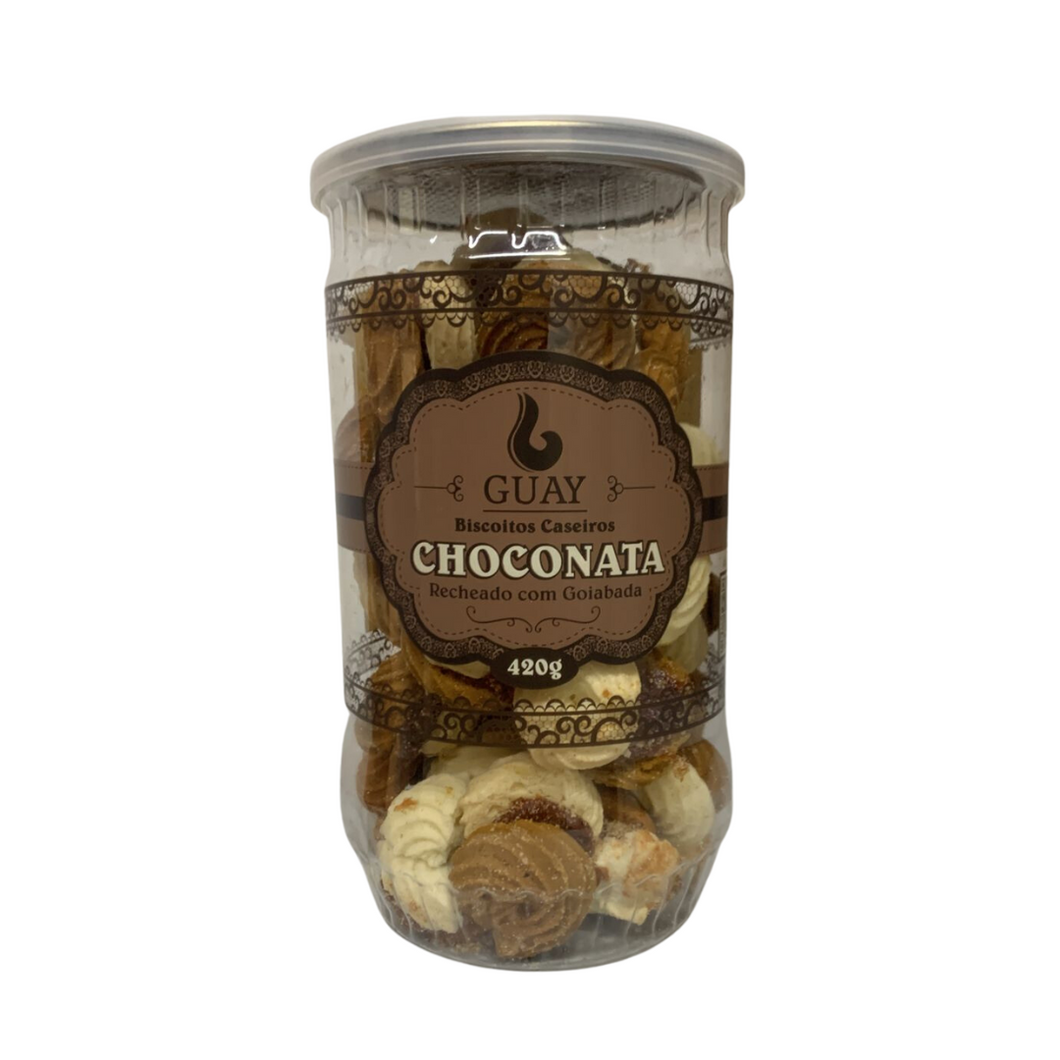 Biscoito Choconata Com Recheio De Goiabada 420g