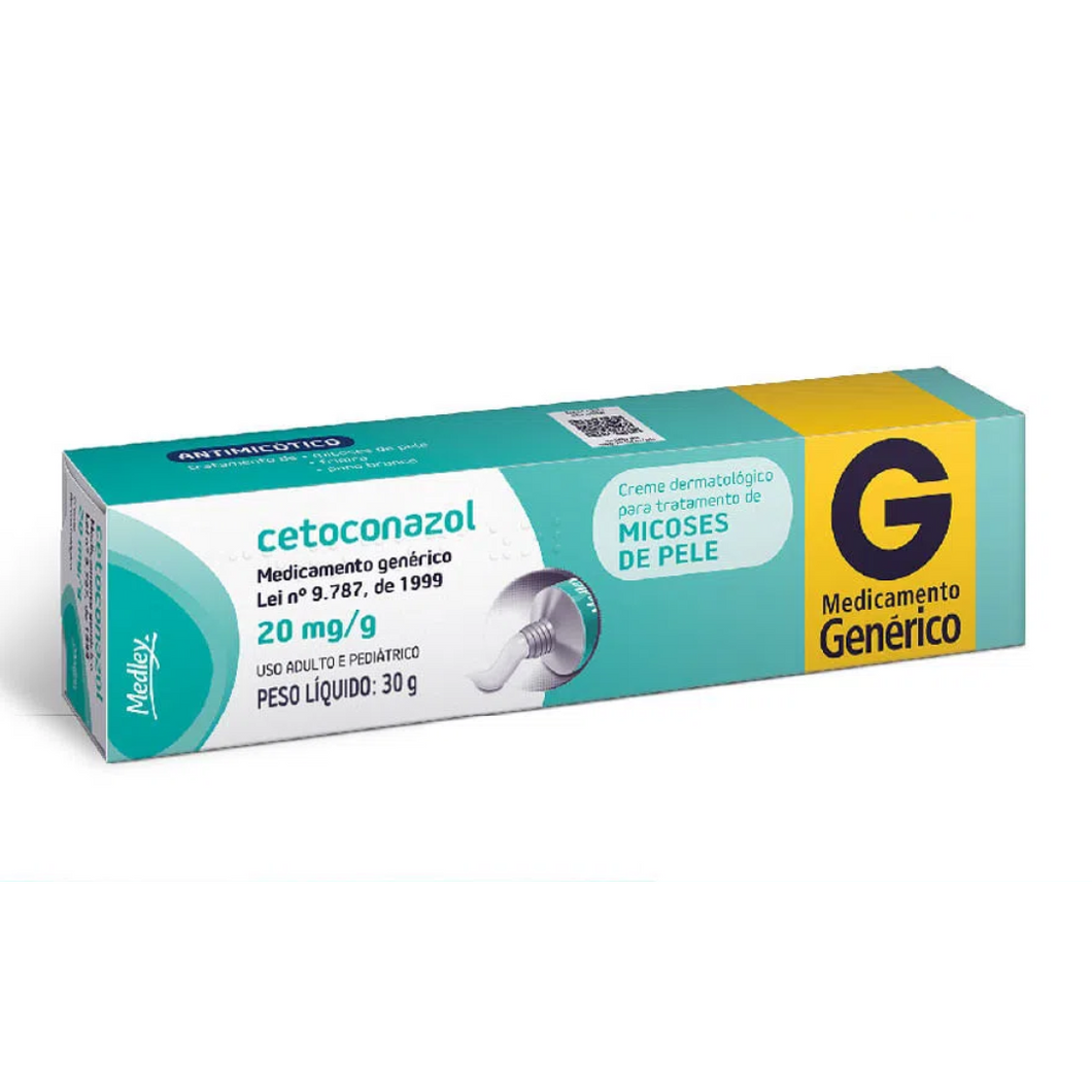 Cetoconazol 20Mg/G Creme Dermatológico Medley 30g