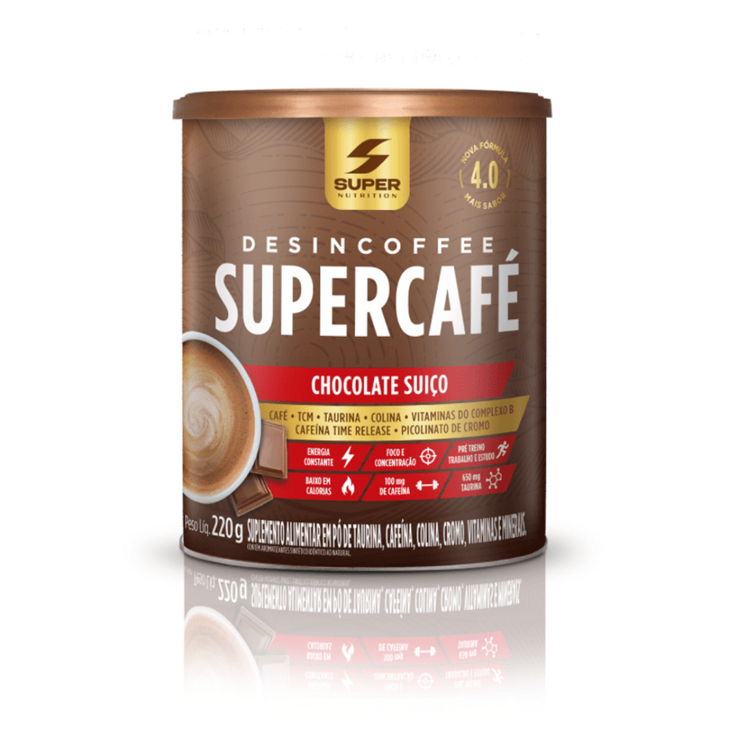 Desincoffee Supercafé Chocolate Suíço Desincha 220g