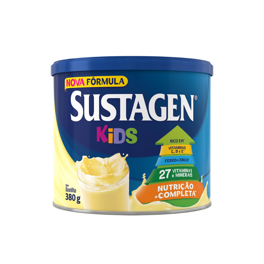 Sustagen Kids Pó para Preparo de Bebida Baunilha (380g)