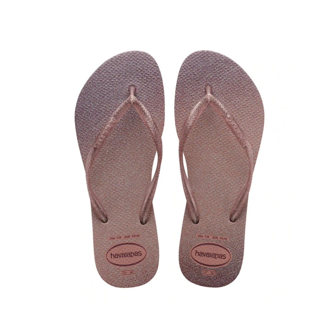 Sandalia Havaianas Slim Gloss Rosa Crocus