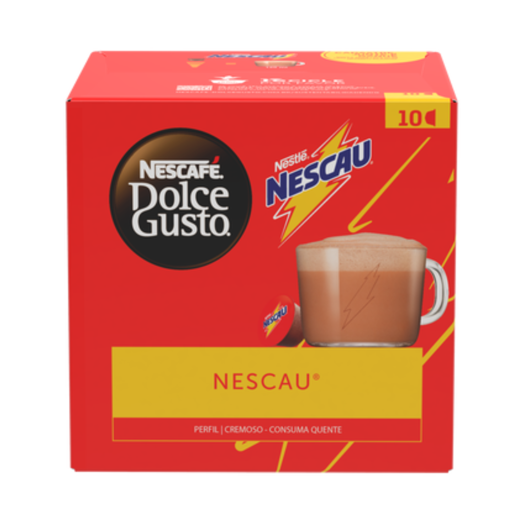 Coffee Nescafé Dolce Gusto Nescau 10 Capsules 230g – Brasil Eu Quero!